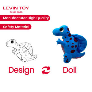 Juguetes de peluche de dinosaurio supersuave personalizados animales de peluche a granel para niños criaturas encantadoras rellenas de algodón PP para niños - Product Image 6