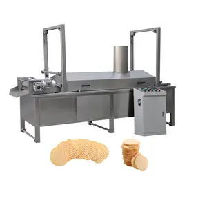 100-400kg/h Pellet fryer machine/deep fryer