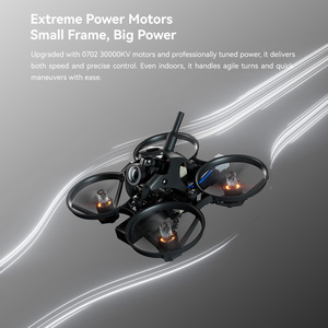 Quadcopter FPV pour débutants, mini drone acrobatique en fibre de carbone, compact et télécommandé - Product Image 3