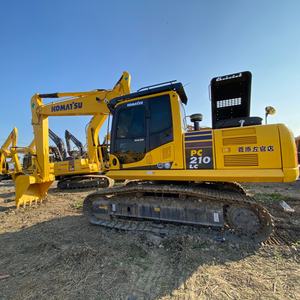 Excavadora de cadenas Komatsu PC210LC usada, de alta calidad, original japonesa para obras de construcción e infraestructura. - Product Image 1