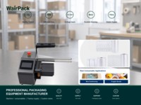 LPB-09 Machine à coussins d'air professionnelle compacte à corps métallique 110V 220V pour système d'emballage d'expédition en entrepôt e-commerce