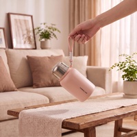 Thermos élégant à haute capacité en acier inoxydable 316 avec infuseur à thé et sangle de transport - Tasse portable pour la voiture et les déplacements