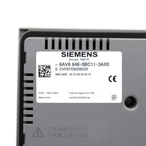 ยี่ห้อใหม่ 6AV6648-0BC11-3AX0 HMI Smart 700ie Series 6AV 6648-0BC11-3AX0 6AV66480BC113AX หน้าจอสัมผัส - Product Image 1