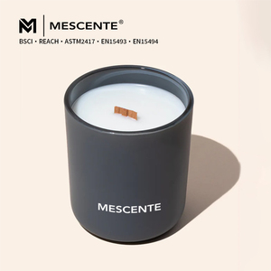 MESCENTE - Recipiente <span class=keywords><strong>de</strong></span> Vidrio para Velas <span class=keywords><strong>de</strong></span> Lujo Personalizado <span class=keywords><strong>de</strong></span> 12 oz, Color Negro Mate, para Marca <span class=keywords><strong>de</strong></span> Alta Gama, Frasco <span class=keywords><strong>de</strong></span> Vidrio Vacío para Velas - Product Image 2