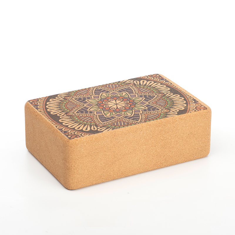 High Quality Eco-friendly Fitness Custom 3*6*9 Inch Natural Yoga Block Organic Cork Yoga Brick