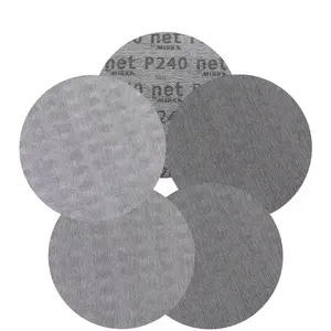 125mm 5 pulgadas gancho y bucle capa transparente 80 a 800 grano disco de lijado abrasivo para eliminación de defectos de pintura acabado de pintura