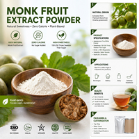 Édulcorant composé Mogroside V et Allulose de qualité alimentaire, substitut naturel du sucre, matière première