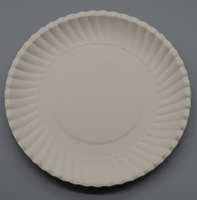 Vente directe du fabricant, assiettes rectangulaires jetables écologiques, assiettes en papier de style classique pour les fêtes