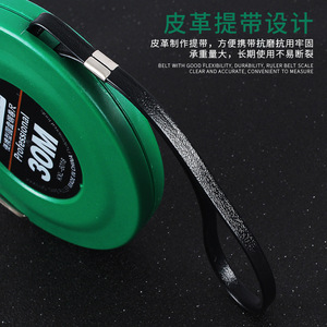 Carbon Steel Self-Winding Tape Measure 10M Automatic Return Push Button Lock Metric KXL-6018 Made In China - Product Image 3