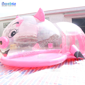 Tenda gonfiabile su misura rosa del maiale della tenda di <span class=keywords><strong>campeggio</strong></span> del grado commerciale tenda gonfiabile di evento per il noleggio del partito - Product Image 6