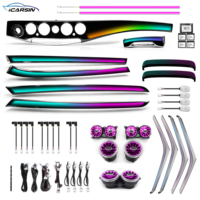 Kit d'éclairage d'ambiance ICarsin pour Mercedes Benz Classe S W222, style OEM dynamique, accessoires d'éclairage LED intérieur de voiture