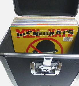 Boîte de rangement pour <span class=keywords><strong>disques</strong></span> vinyles BINGO, robuste, ronde, avec fermeture à boucle, construction en aluminium + ABS, indice de protection IP65/IP67, pour jusqu'à 60 <span class=keywords><strong>disques</strong></span> vinyles - Product Image 6