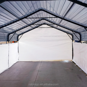 3m 3.6m 6m Store <span class=keywords><strong>en</strong></span> acier à faible coût Abri de voiture à structure <span class=keywords><strong>en</strong></span> acier préfabriquée tout temps <span class=keywords><strong>Garage</strong></span> de voiture - Product Image 3