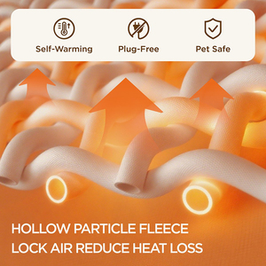 Sofá cama para perros autocalentable grueso de lujo clásico, cama ortopédica grande resistente a los arañazos para perros - Product Image 2