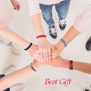 Braccialetto in Silicone con Logo personalizzato reversibile con cinturino testimone che Came morto è sorto asceso tornando in gomma braccialetto ispiratore - Product Image 6