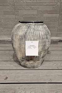 Fioriera fatta a mano in Terracotta per uso esterno/interno piccolo vaso da giardino con piattini per la decorazione del centro commerciale per lo Shopping di piante appese - Product Image 2