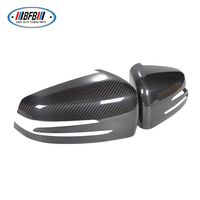 Pour Mercedes Benz classe C W204 2012-2013 lifting sec en fibre de carbone rétroviseur couverture ajouter sur Style