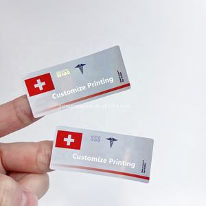 Kunden spezifisches neues Design Kleines Fläschchen 3ml Etikett Hologramm Logo Druck Fläschchen Etikett mit Papier box - Product Image 6