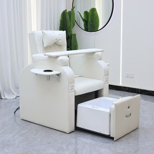 Sillón Eléctrico de Lujo para Manicura y Pedicura con Spa para Pies y Funciones de Masaje, Muebles para Salón de Uñas y Spa de Pedicura con Plomería - Product Image 2