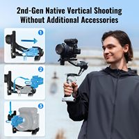 Stabilisateur de caméra Zhiyun Cinepeer Crane 4E avec charge rapide PD, stabilisateur de caméra robuste pour la réalisation de films professionnels