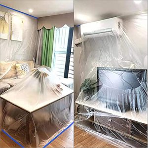 Bonne adhérence de haute qualité sans peinture de meubles de résidu couvrant <span class=keywords><strong>le</strong></span> <span class=keywords><strong>film</strong></span> de masquage <span class=keywords><strong>vert</strong></span> de 1100mm - Product Image 4
