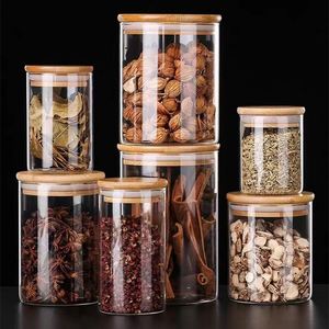 Ensemble de bocaux de cuisine en verre écologiques sans BPA, hermétiques et multifonctionnels, 1000 ml, pour organiser les assaisonnements et les épices - Product Image 4