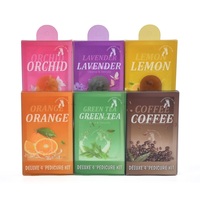 50 ensembles/boîte, kit de pédicure portable de luxe bio en 4 étapes avec boîte en plastique et aromathérapie parfumée pour usage en salon