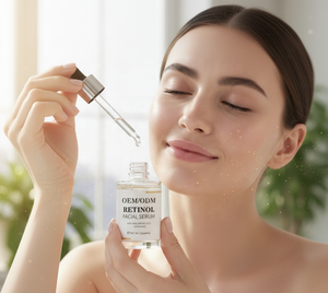 Siero al Retinolo OEM Bestseller con Vitamina E, Siero Viso Antirughe e Sbiancante, Rimozione Linee Sottili, Siero all'Acido Ialuronico Disponibile - Product Image 5