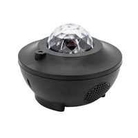 Lumière laser RGB en acrylique avec projection d'ondulations d'eau et de ciel étoilé, éclairage d'ambiance 5V pour utilisation en cuisine