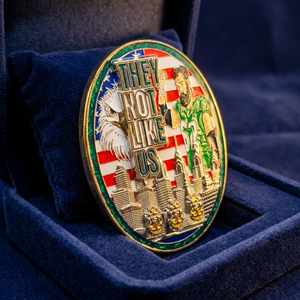 Moneda Moderna Grabada a Medida, Chapada en Oro, Pulida a Mano, Acabado <span class=keywords><strong>de</strong></span> Fundición <span class=keywords><strong>de</strong></span> Precisión, <span class=keywords><strong>Arte</strong></span> Táctil Ecológico <span class=keywords><strong>de</strong></span> Zinc - Product Image 6