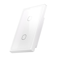 SONOFF T6 120 Matter TX Gen2 US Saklar Dinding Sentuh Pintar WIFI Relay Saklar Malam yang Dapat Disesuaikan Pelacak Kompatibel dengan Ekosistem Apple