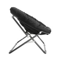 Saucer Chair Oversized Folding Papasan Chair Comfy Moon Chair for Bedroom Living Room