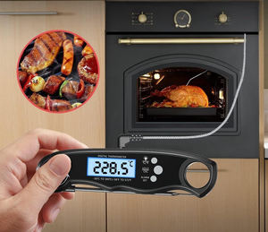 <span class=keywords><strong>Thermomètre</strong></span> à viande numérique haute précision à affichage instantané à double <span class=keywords><strong>sonde</strong></span> en acier inoxydable Fonction de réglage d'<span class=keywords><strong>alarme</strong></span> <span class=keywords><strong>Thermomètre</strong></span> pour <span class=keywords><strong>four</strong></span> - Product Image 3