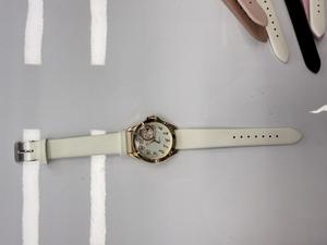 Montre mécanique pour femme Hyf A152, boîtier en or, bracelet en cuir, cadran analogique, affichage de la date, style élégant, boîtier rond de 30 mm - Product Image 3