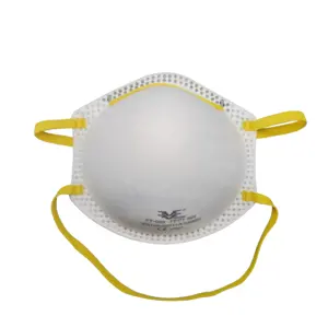Máscara antipolvo de protección respiratoria con logotipo personalizado, máscara facial FFP1 NR con válvula de exhalación