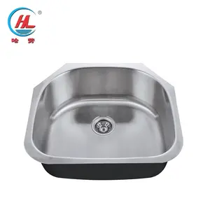 Boa Qualidade Família Kitchen Sink Silver Single Bowl Pia De Aço Inoxidável