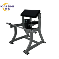 Banc de curl commercial à charge libre pour biceps assis, équipement de musculation isolé pour l'entraînement des biceps pour club de fitness