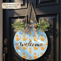 Plaque décorative en PVC Art Déco imprimée UV haute précision, personnalisée, pour porte, cadeau pour mariage, maison, bureau, bar, fête, signalisation extérieure