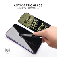 Protection d'écran en verre trempé HD anti-statique ESD Big 3D Courbé 9H Grade AAA 0,4 mm pour téléphone portable 17 Pro Max