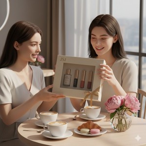 Luxury Designer <strong>Perfume</strong> Bottle Set Magnetic Gift Box Featuring Embossing Sponge Lining <strong>for</strong> Women Men Christmas Birthday Wedding - Product Image 3