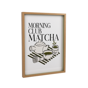 Affiche murale moderne <span class=keywords><strong>de</strong></span> style japonais, impression sur toile, art linéaire thé matcha, encadrée en bois, pour décoration murale <span class=keywords><strong>de</strong></span> salon et <span class=keywords><strong>de</strong></span> maison - Product Image 2