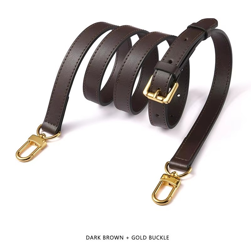 Dark Coffee with Gold Buckle