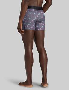 Custom Logo Summer Cool Moisture-Wicking Breathable Stay-Put Waistband Cotton <b>Men</b> <b>Trunk</b> Designed With Open Fly - Product Image 4