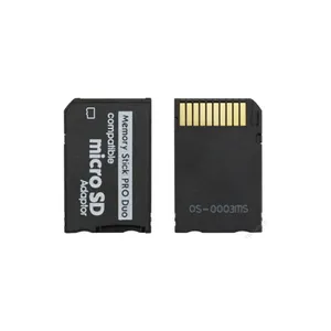 Konverter kartu memori untuk PSP3000, konverter kartu memori stik Pro Duo pembaca kartu untuk PSP 1000 mikro SD TF ke MS kartu adaptor untuk PSP2000