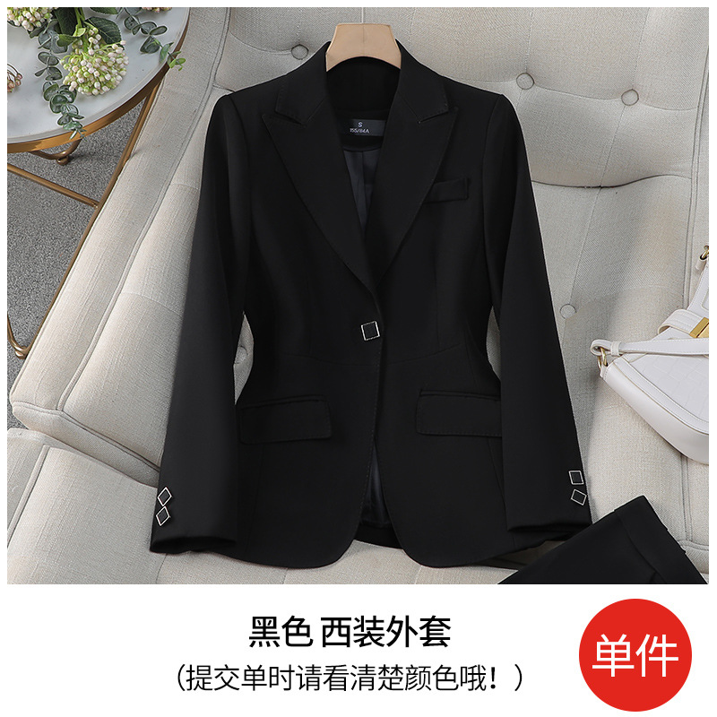 black suit
