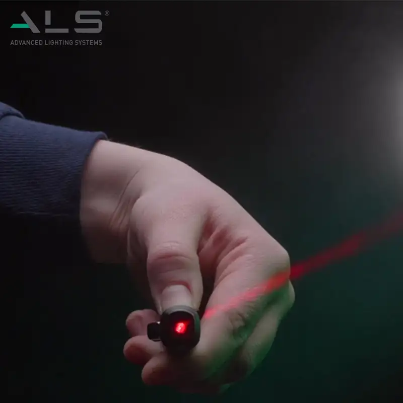 ALS 150lm ชาร์จแม่เหล็ก LED ปากกาแสงเลเซอร์พ็อกเก็ตไฟฉาย