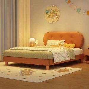 2025 New Modern Kids Princess Daybed with Cotton Upholstery for Boys & Girls Full Size Wood <b>Frame</b> Comfortable for Small Bedrooms - Product Image 1