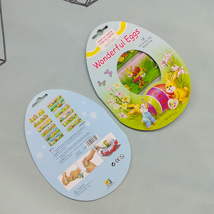 Đầy Màu Sắc In Biểu Tượng Tùy Chỉnh Phục Sinh Trứng Thu Nhỏ Bao Gói Phim Nhựa Nhiệt Co Tay Áo Trang Trí - Product Image 4