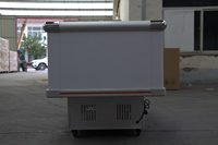 Congélateur coffre à double température avec porte coulissante 600L pour bar