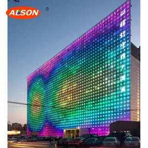 कपड़े प्रदर्शन स्क्रीन Suppliers-आउटडोर निविड़ अंधकार पूर्ण रंग प्रदर्शन विज्ञापन के लिए P15.625-31.25 जाल का नेतृत्व किया